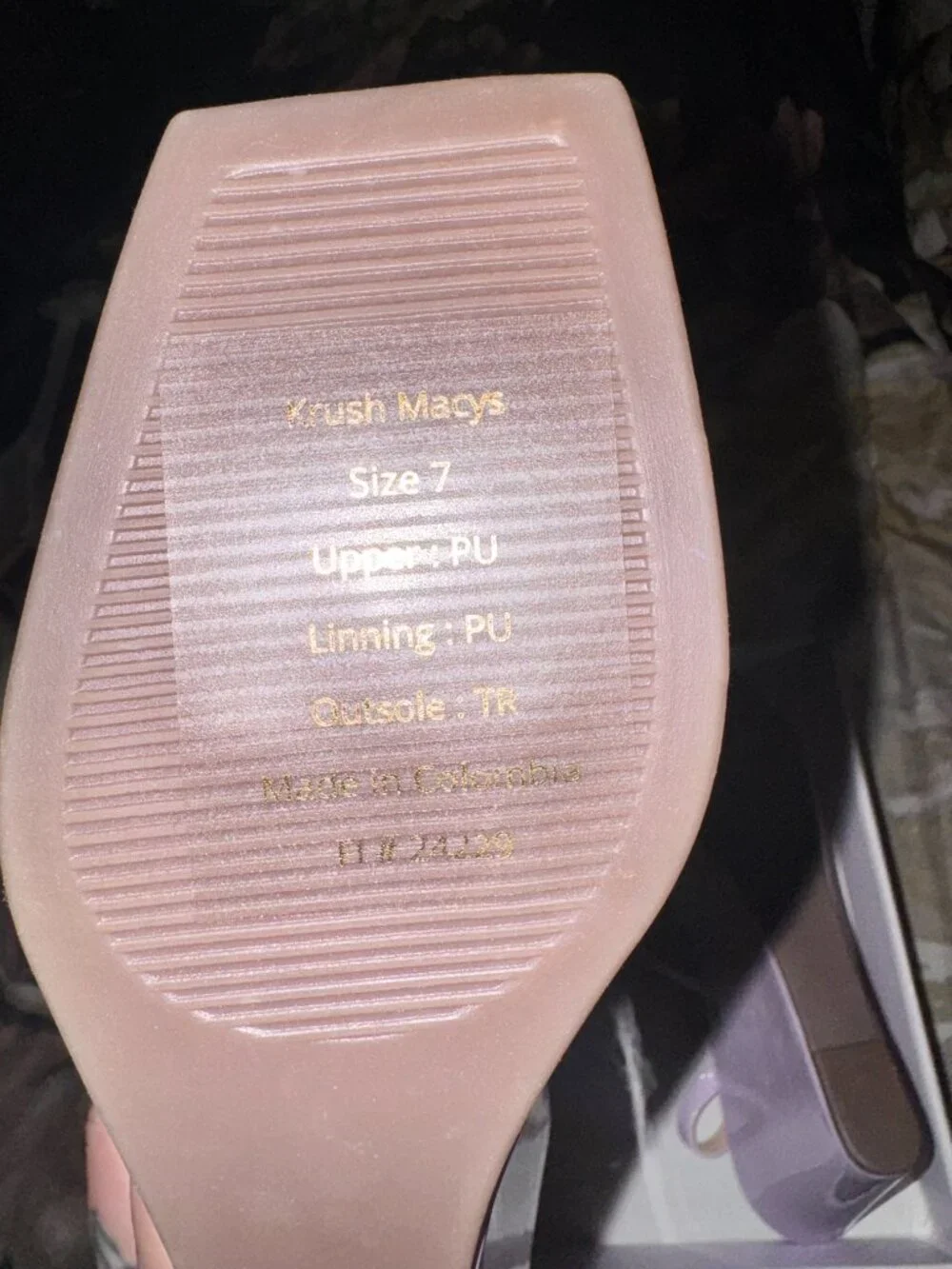 Madden Girl Krush Lavender Patent Platform Wedge Sandals - Size 7